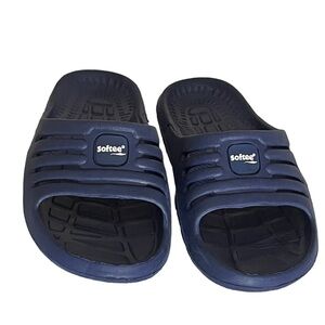 Softee Blue/White Sandals Sz 8 1/2-9 (39)